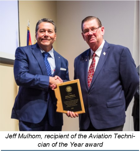 gaarms report 2020 february jeff mulhom aviation technician of the year award
