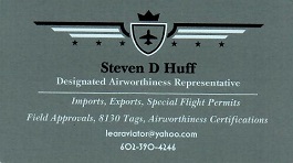 2022 steven huff designated airworthiness representative
