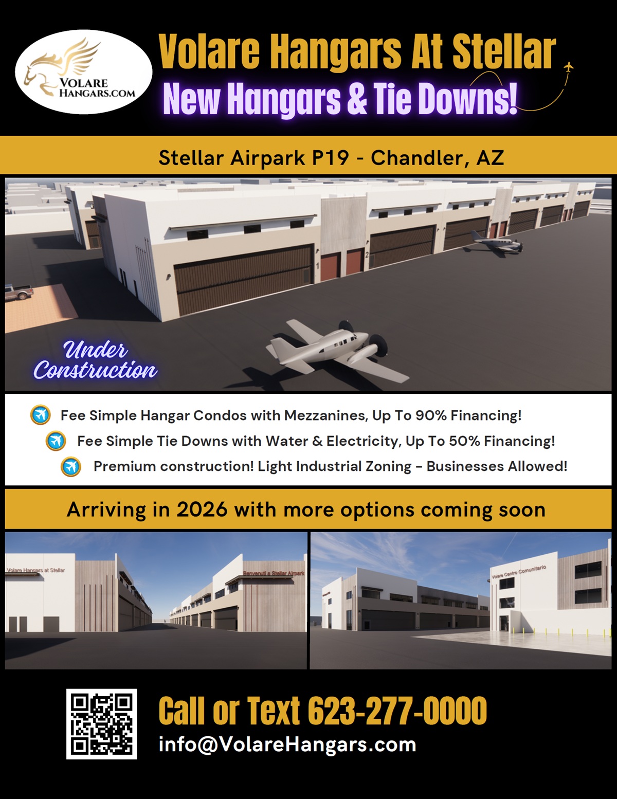 volare hangars flyer 2026