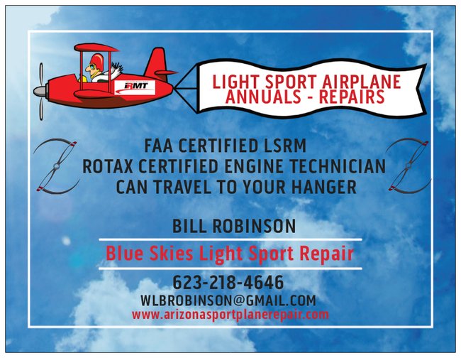 bill robinson blue skies light sport repair