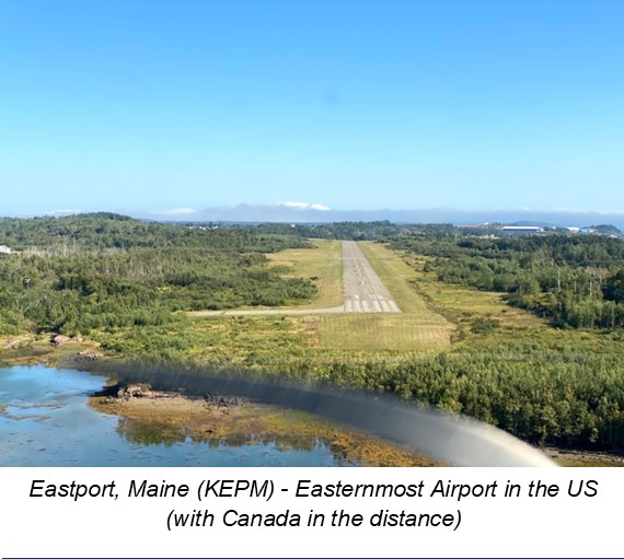 the webs we weave eastport maine kepm easternmost airport in the us