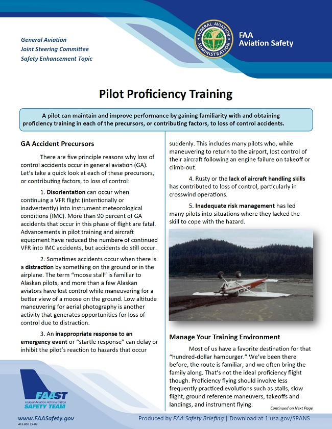 2019 04 01 faa pilot proficiency training
