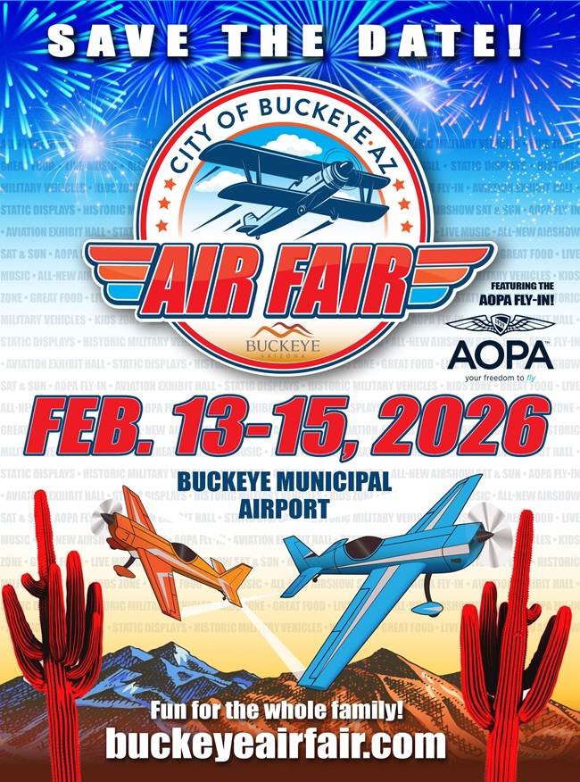february 13 15 2026 buckeye air fair