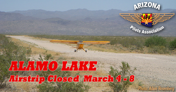 Header MailChimp Alamo Lake Closure 2021