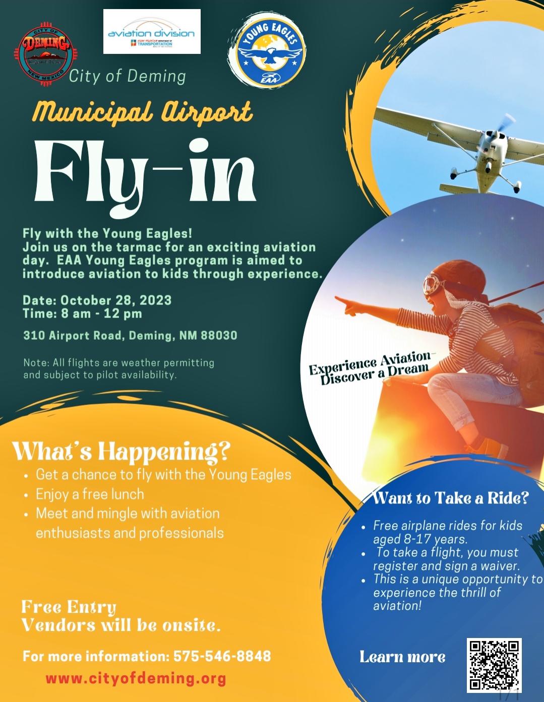 city of deming municipal airport fly in with the young eagles 2023 october