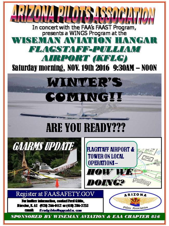 2016-11-19 fred-gibbs-winters-coming-wings-safety-flagstaff