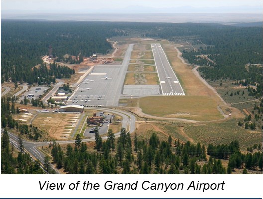 august 22 2026 day trip grand canyon airport kgcn view of the airport