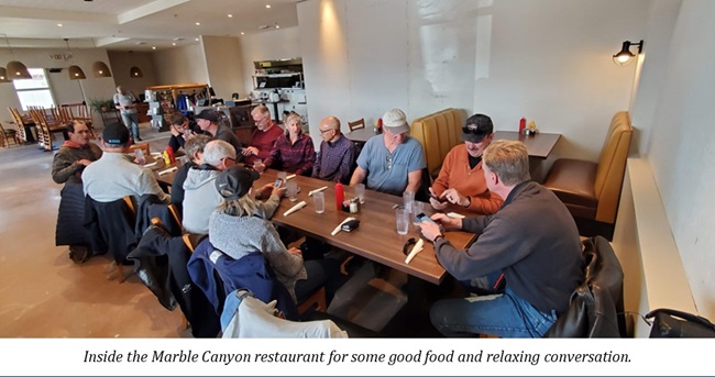 day trip news marble canyon restaurant