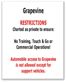 march 21 day trip grapevine airstrip 88az restrictions