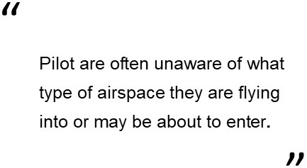 2025 executive director report unaware type airspace flying into