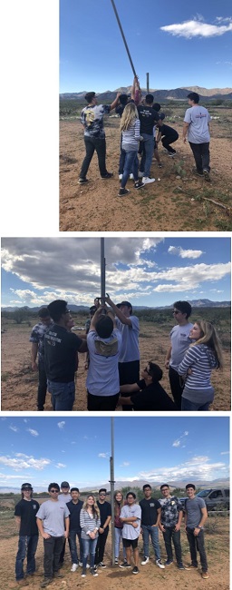 evit students volunteer at grapevine 1