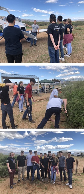 evit students volunteer at grapevine 2