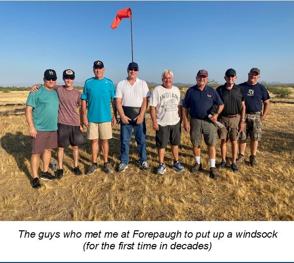 the good the bad and the ugly forepaugh airstrip guys who put up a windsock