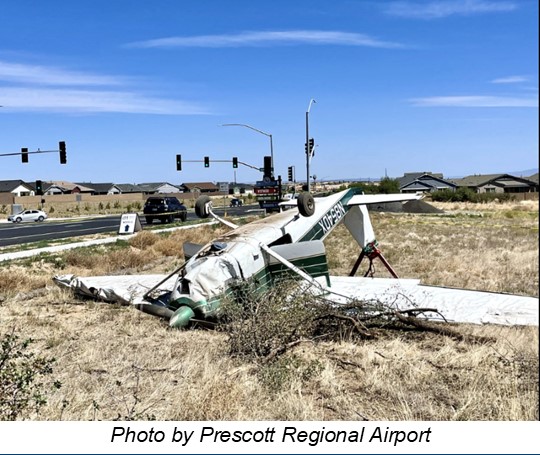 2022 06 accident report prescott regional airport