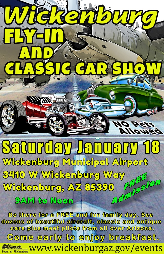2025 wickenburg fly in and classic car show