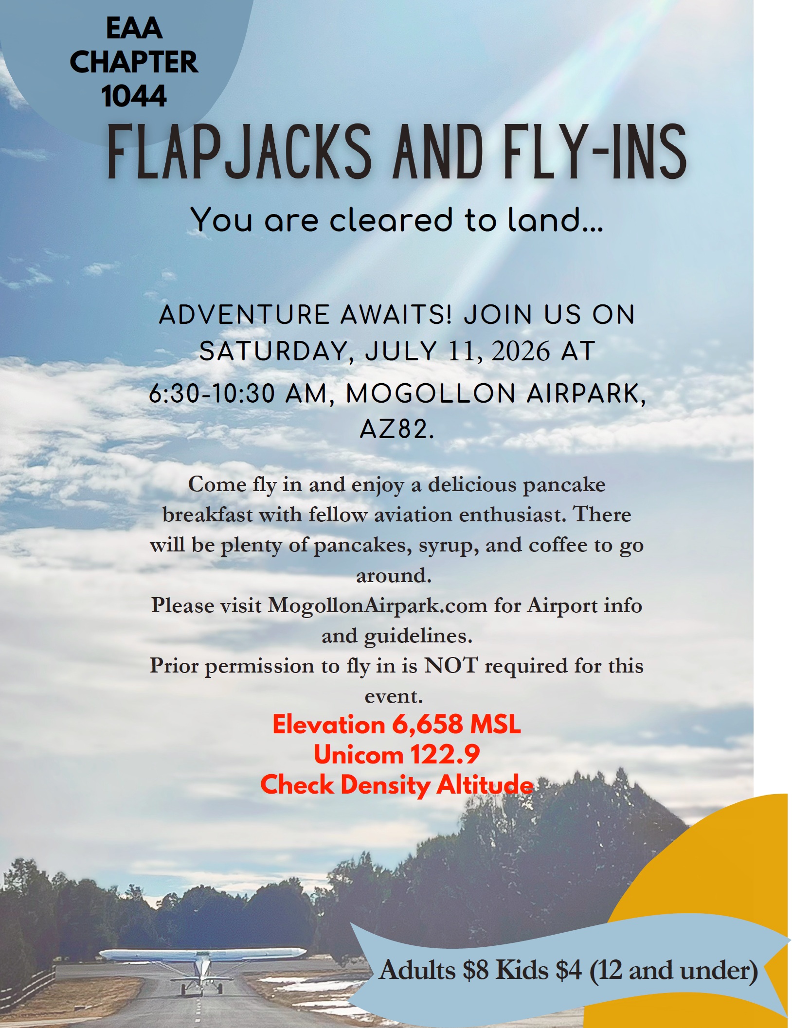 2026 1044 eaa chapter 1044 pcb flapjacks and fly ins