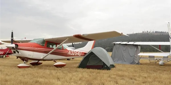 safford air fair october 14 2023 aircraft camping