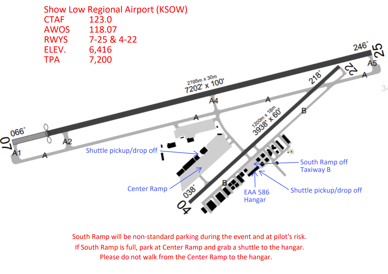 2024 09 EAA 586 Show Low Parking