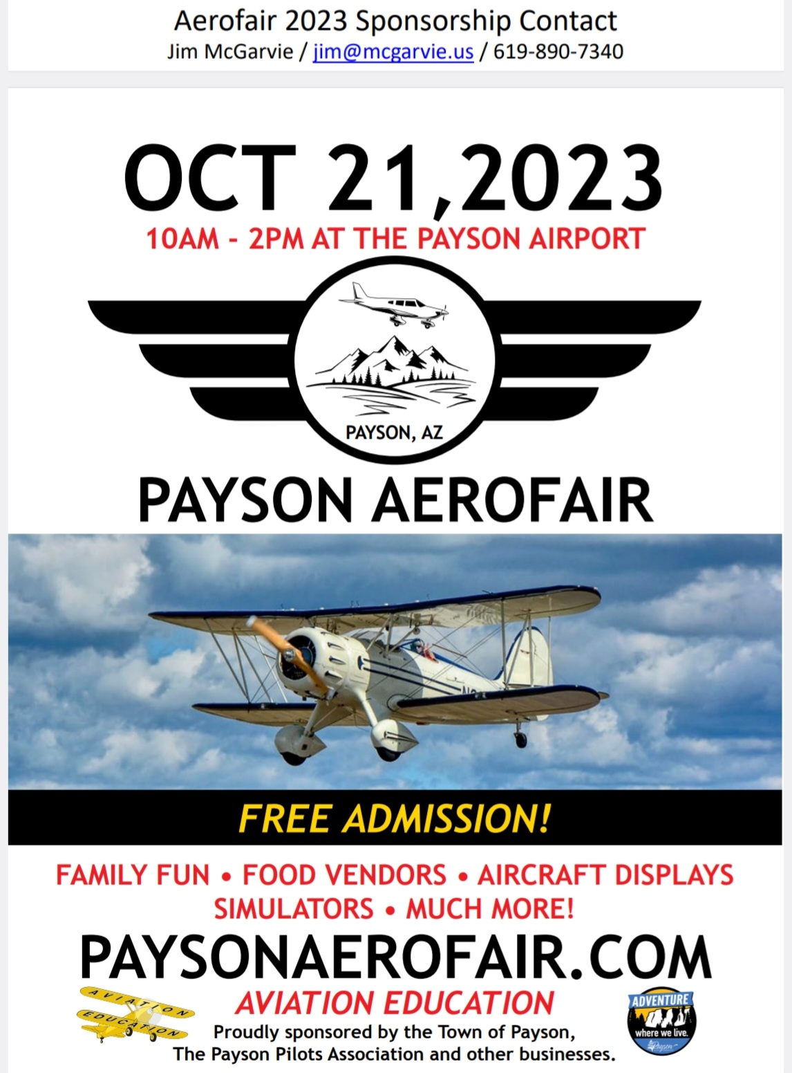 payson aerofair october 21 2023