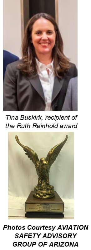 president report tina buskirk ruth reinhold award 2021