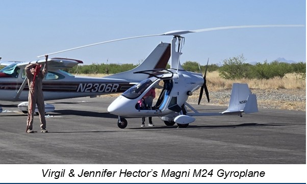 day trip fun and food virgil jennifer hecotr magni m24 gynoplane